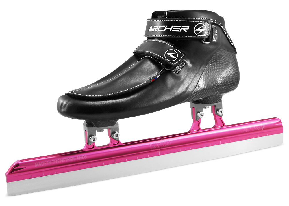 Коньки для шорт-трека ARCHER PRO AttaQ розовый