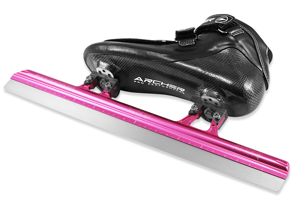 Коньки для шорт-трека ARCHER PRO AttaQ розовый