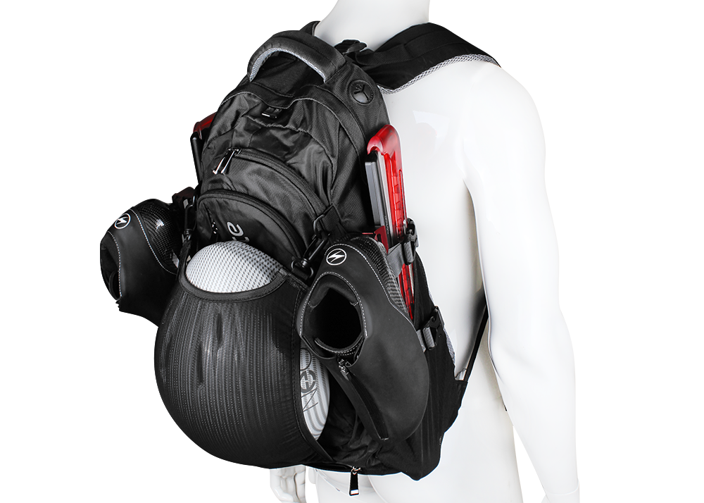 Рюкзак с креплениями для коньков и шлема SMARTSKATE