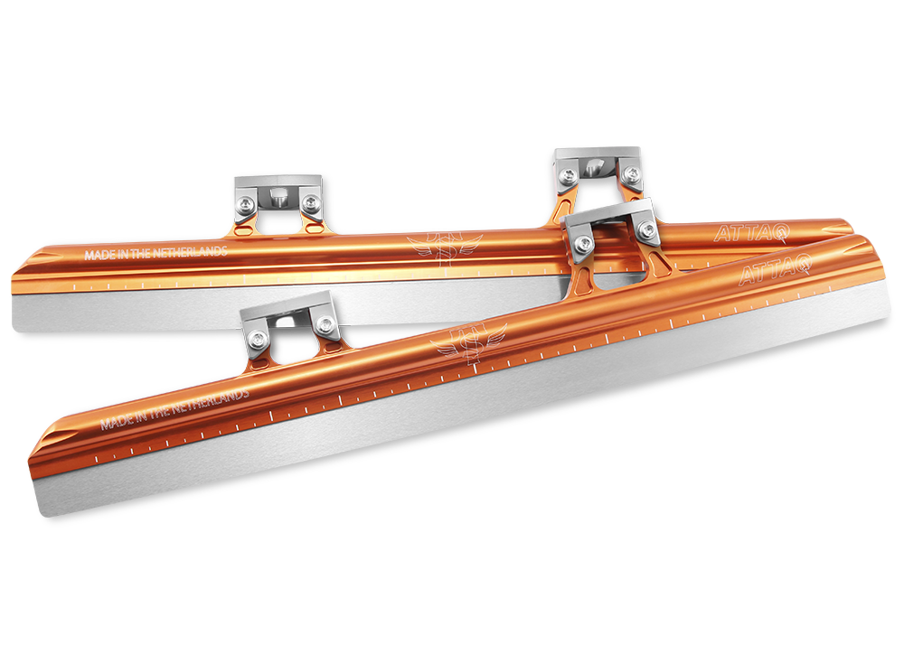 Лезвия для шорт-трека SKATE-TEC ATTAQ оранжевые