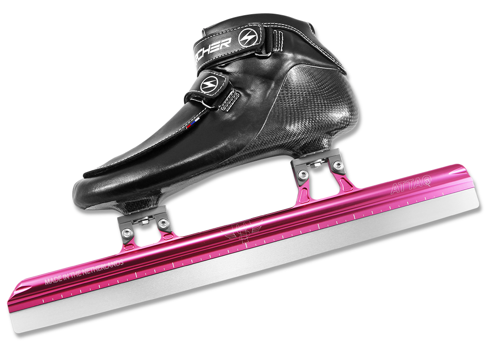 Коньки для шорт-трека ARCHER PRO AttaQ розовый